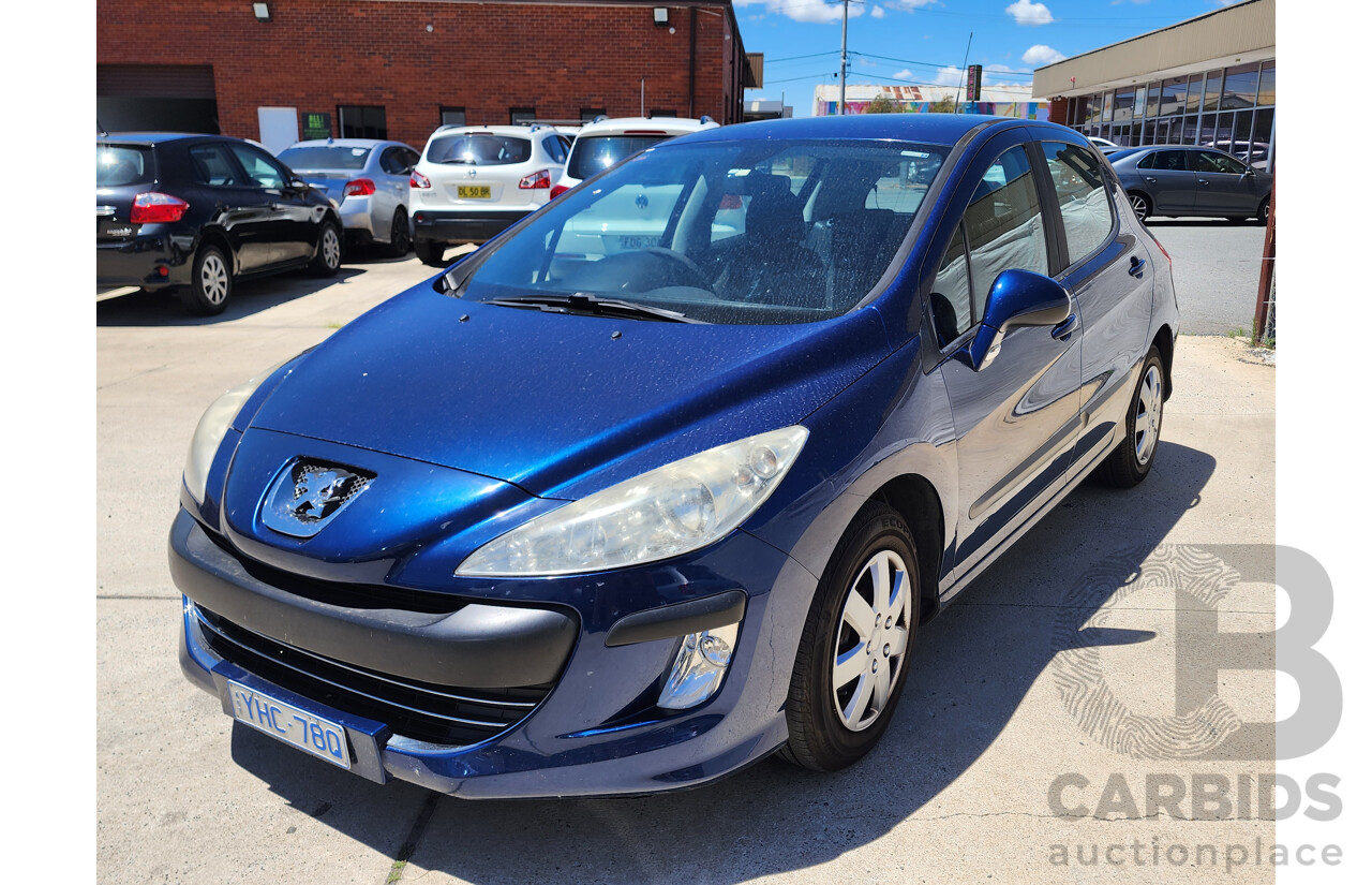3/2009 Peugeot 308 XS 5d Hatchback Blue 1.6L