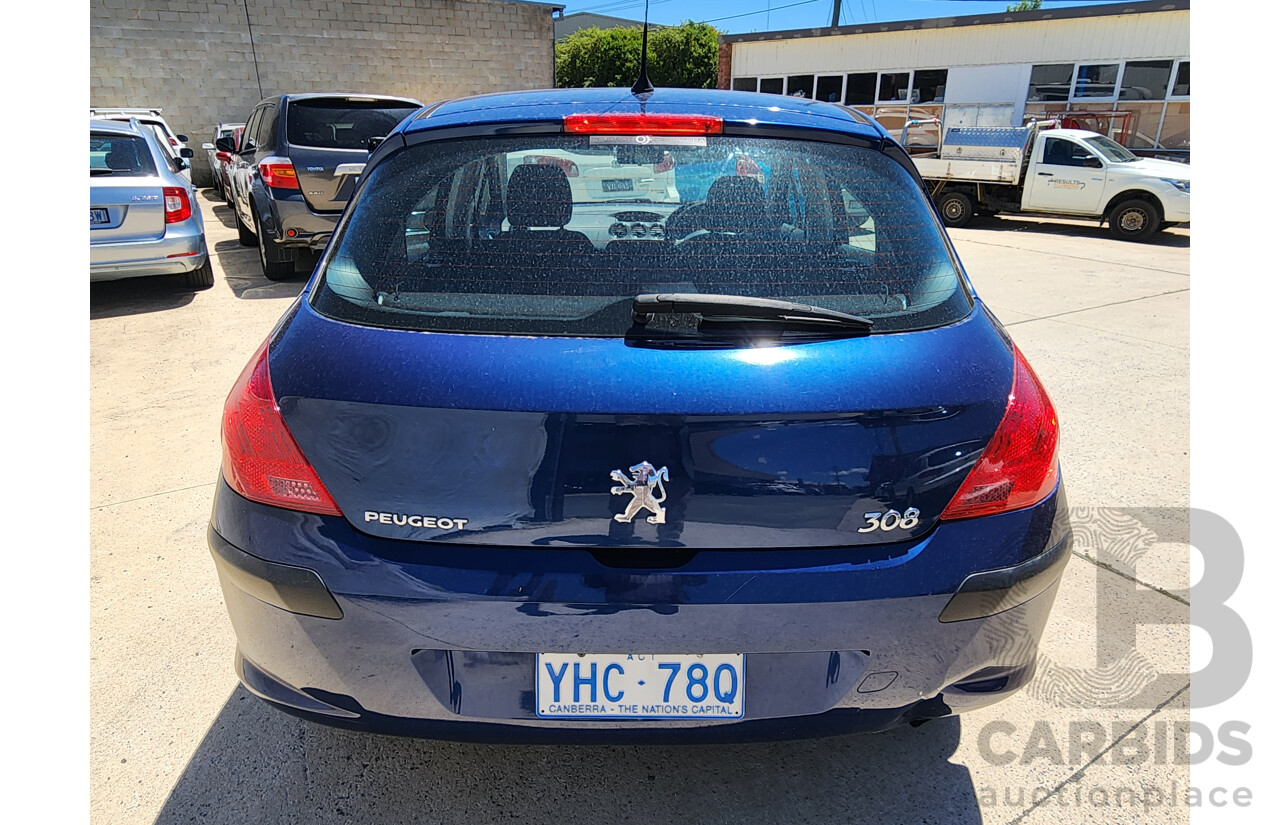 3/2009 Peugeot 308 XS 5d Hatchback Blue 1.6L