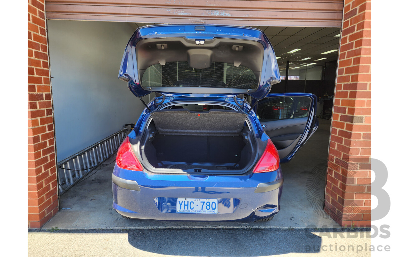 3/2009 Peugeot 308 XS 5d Hatchback Blue 1.6L