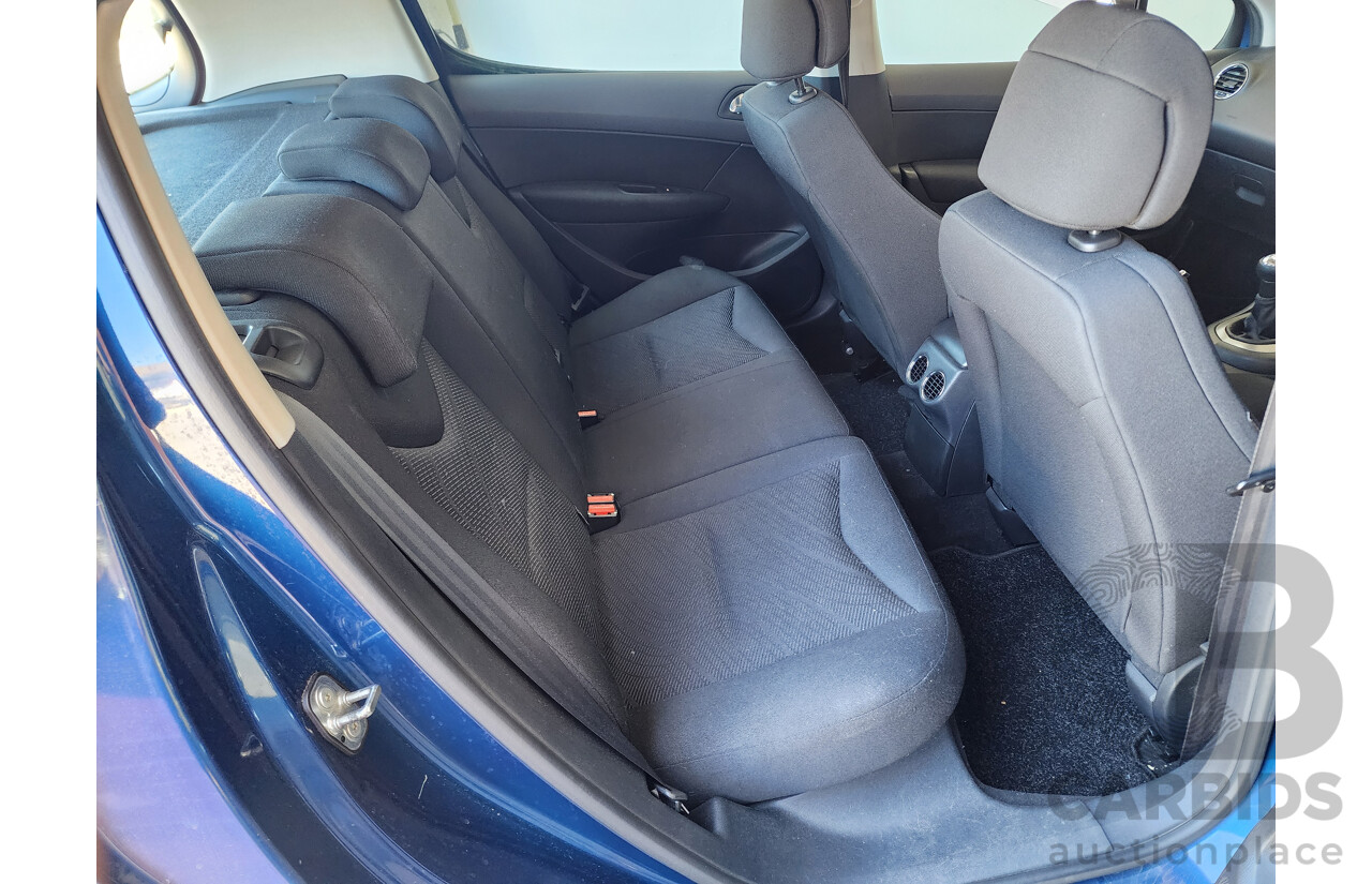 3/2009 Peugeot 308 XS  5d Hatchback Blue 1.6L