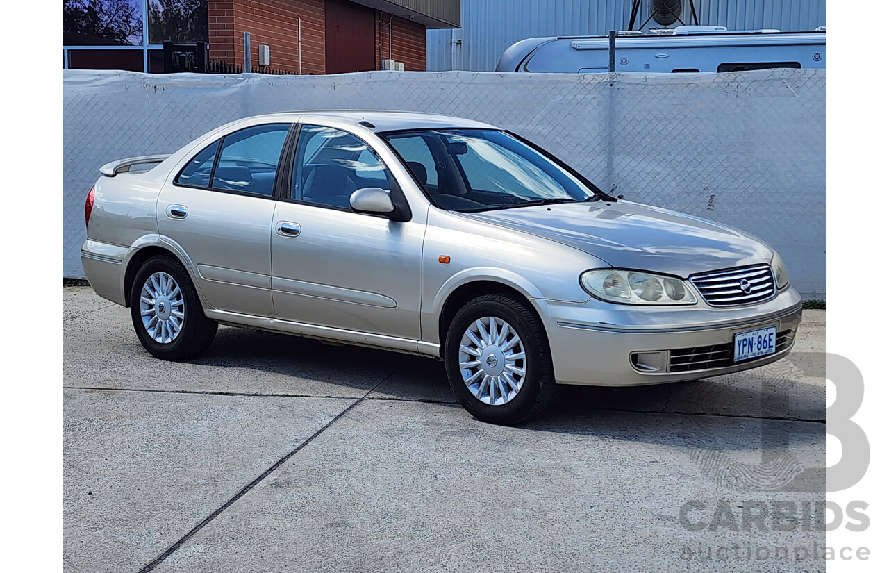 11/2003 Nissan Pulsar Q N16 MY03 4d Sedan Gold 1.8L