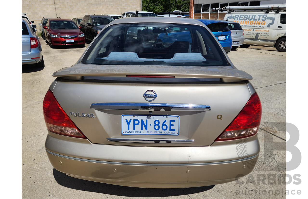 11/2003 Nissan Pulsar Q N16 MY03 4d Sedan Gold 1.8L