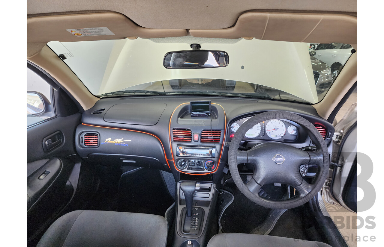 11/2003 Nissan Pulsar Q N16 MY03 4d Sedan Gold 1.8L