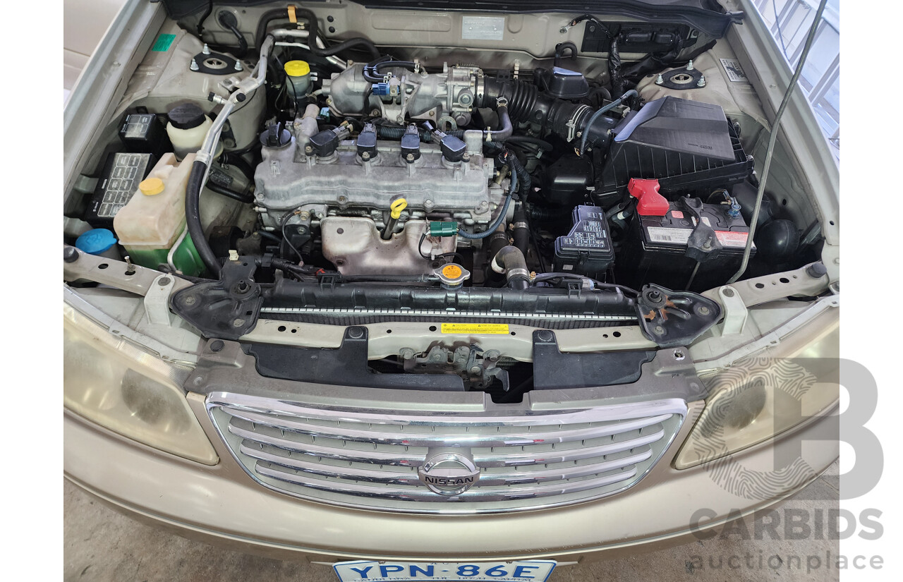 11/2003 Nissan Pulsar Q N16 MY03 4d Sedan Gold 1.8L