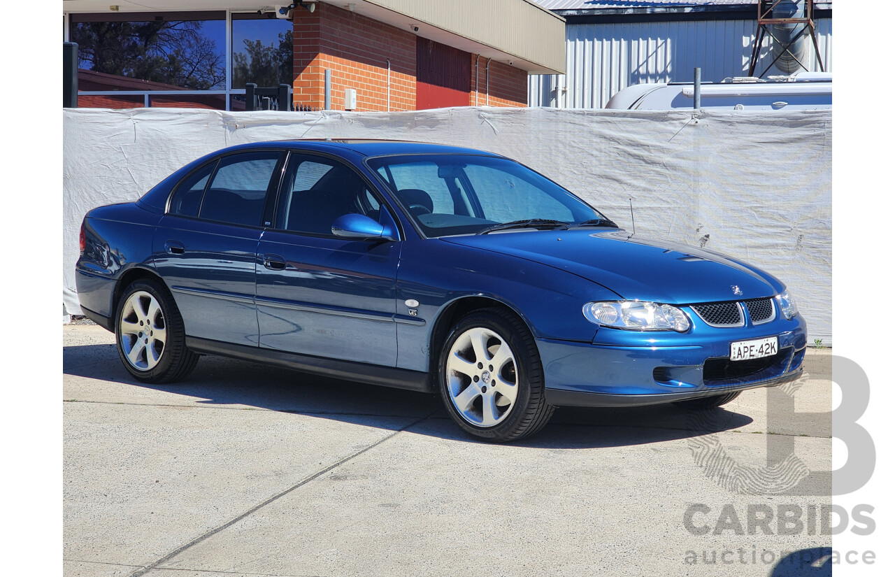 8/2002 Holden Commodore Equipe VXII 4d Sedan Blue 3.8L