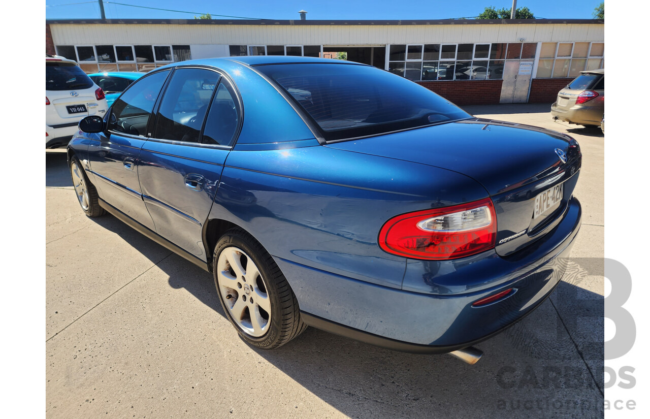 8/2002 Holden Commodore Equipe VXII 4d Sedan Blue 3.8L