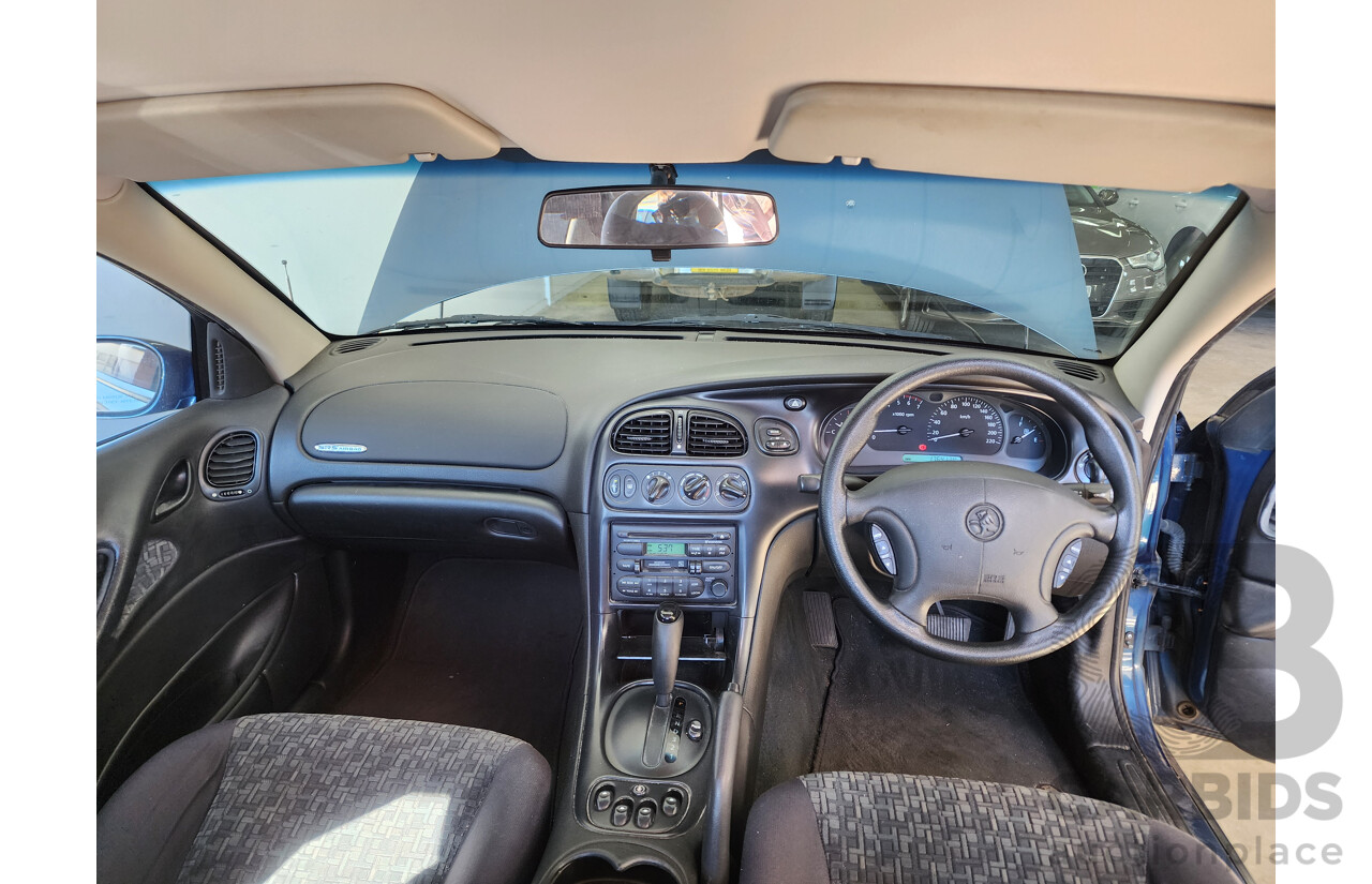8/2002 Holden Commodore Equipe VXII 4d Sedan Blue 3.8L