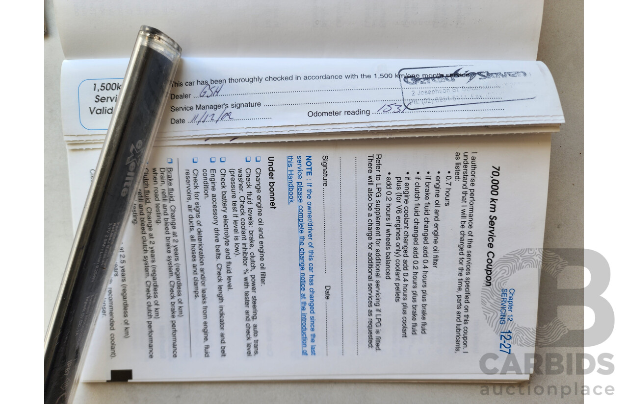 8/2002 Holden Commodore Equipe VXII 4d Sedan Blue 3.8L