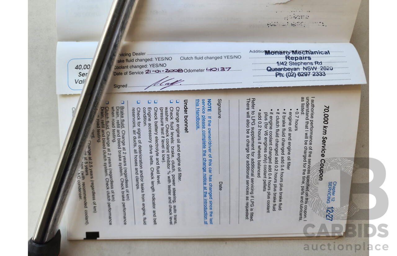 8/2002 Holden Commodore Equipe VXII 4d Sedan Blue 3.8L