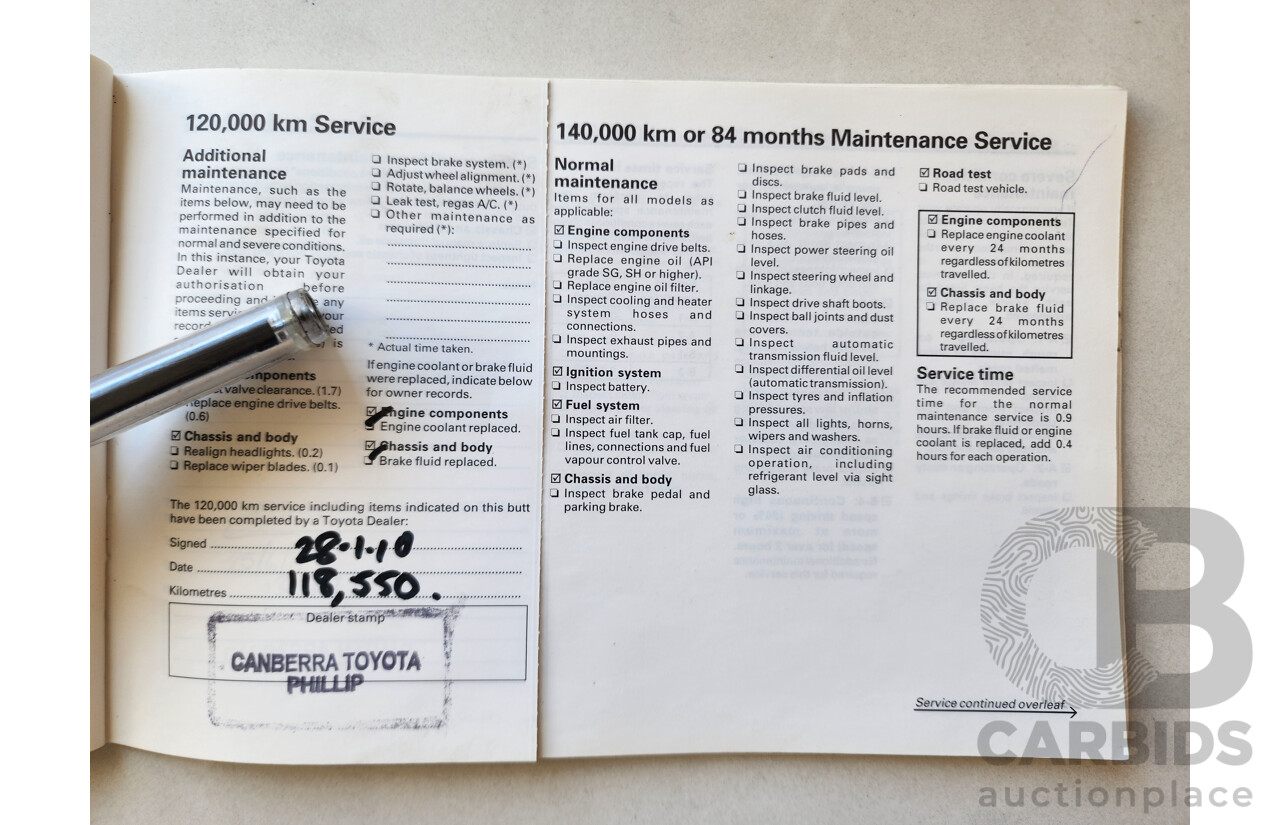 1/1998 Toyota Starlet LIFE EP91R 5d Hatchback Blue 1.3L