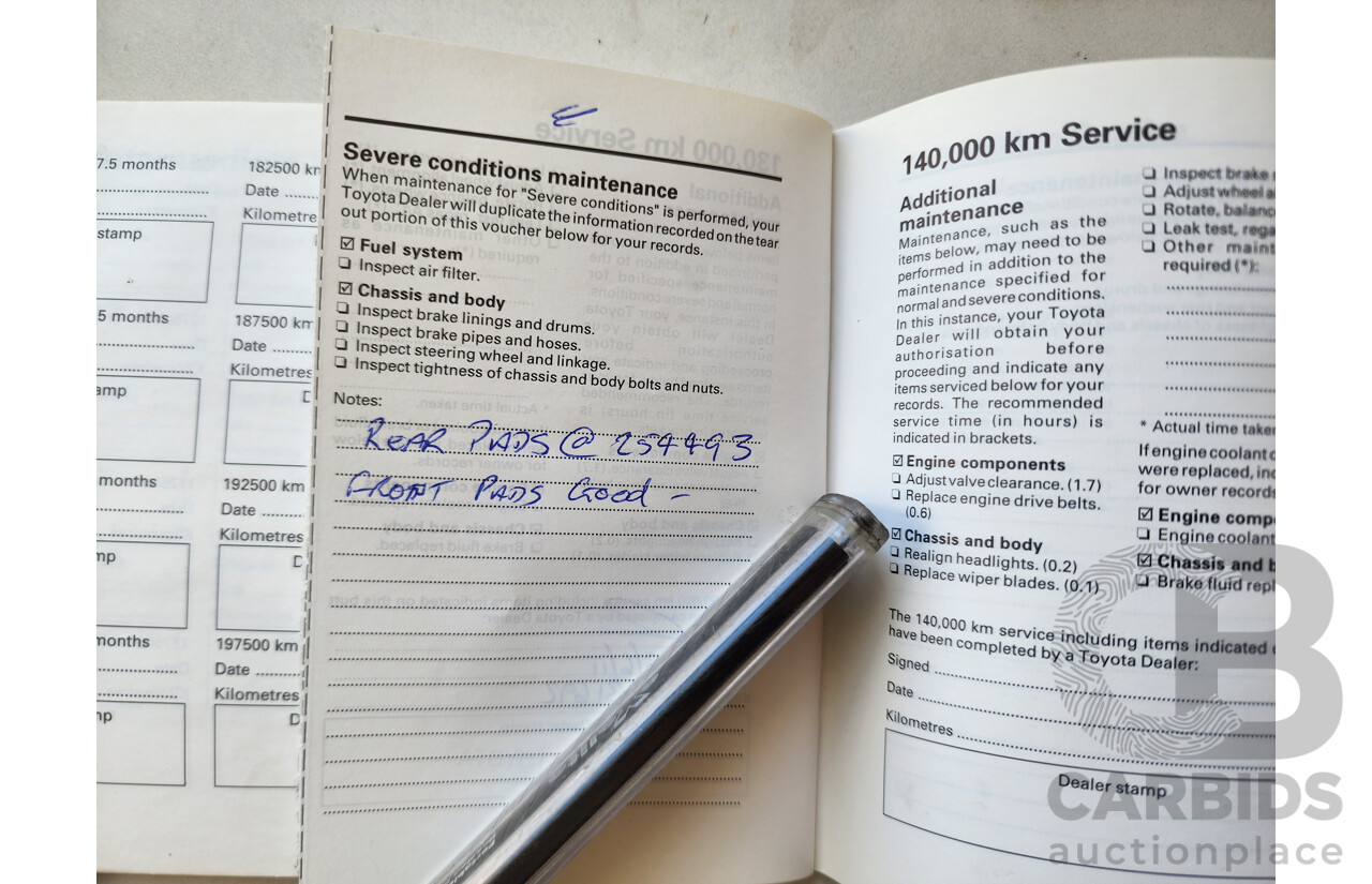 1/1998 Toyota Starlet LIFE EP91R 5d Hatchback Blue 1.3L