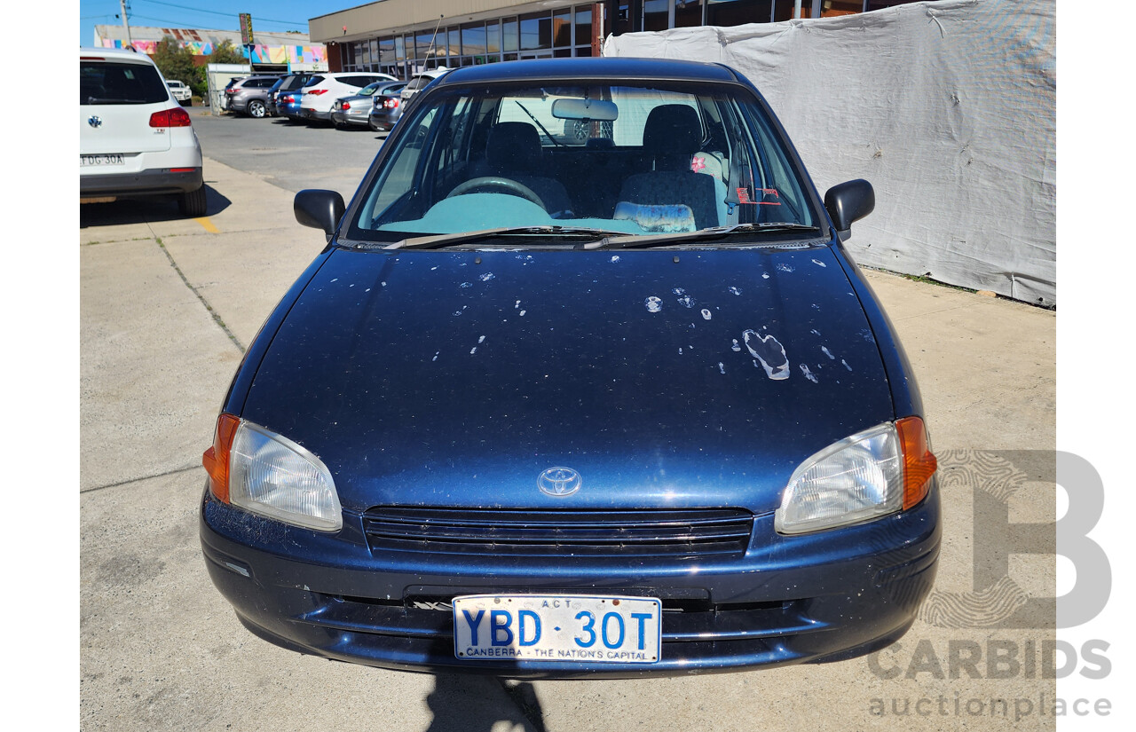 1/1998 Toyota Starlet LIFE EP91R 5d Hatchback Blue 1.3L