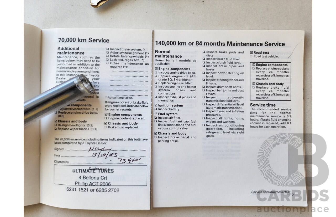 1/1998 Toyota Starlet LIFE EP91R 5d Hatchback Blue 1.3L