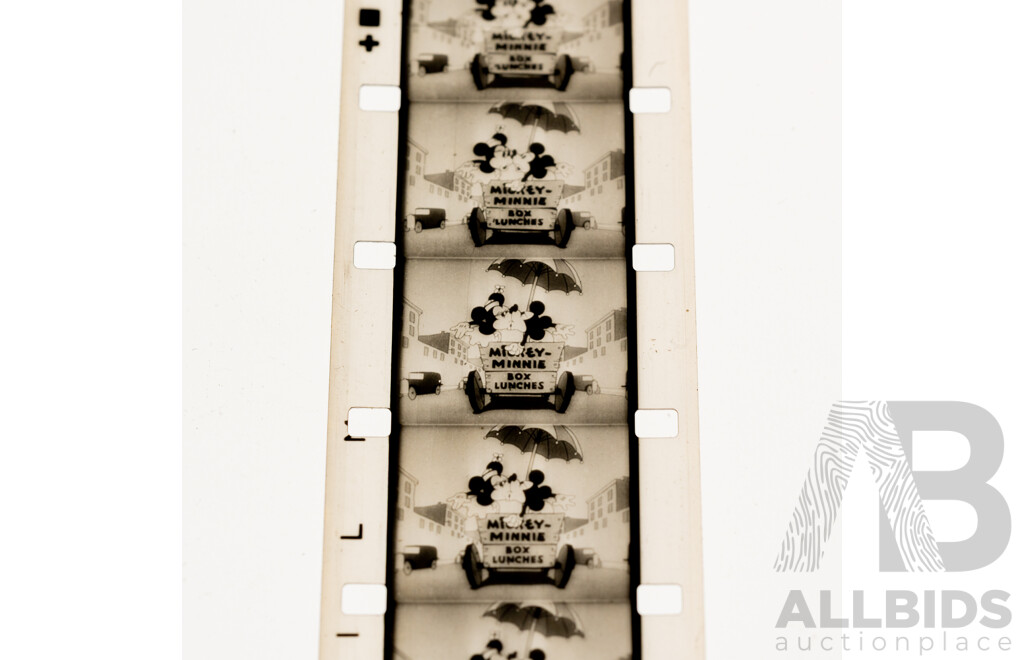 Collection of Three Early Walt Disney 8mm Cartoon Films, Including 'Building a Building' (1933)