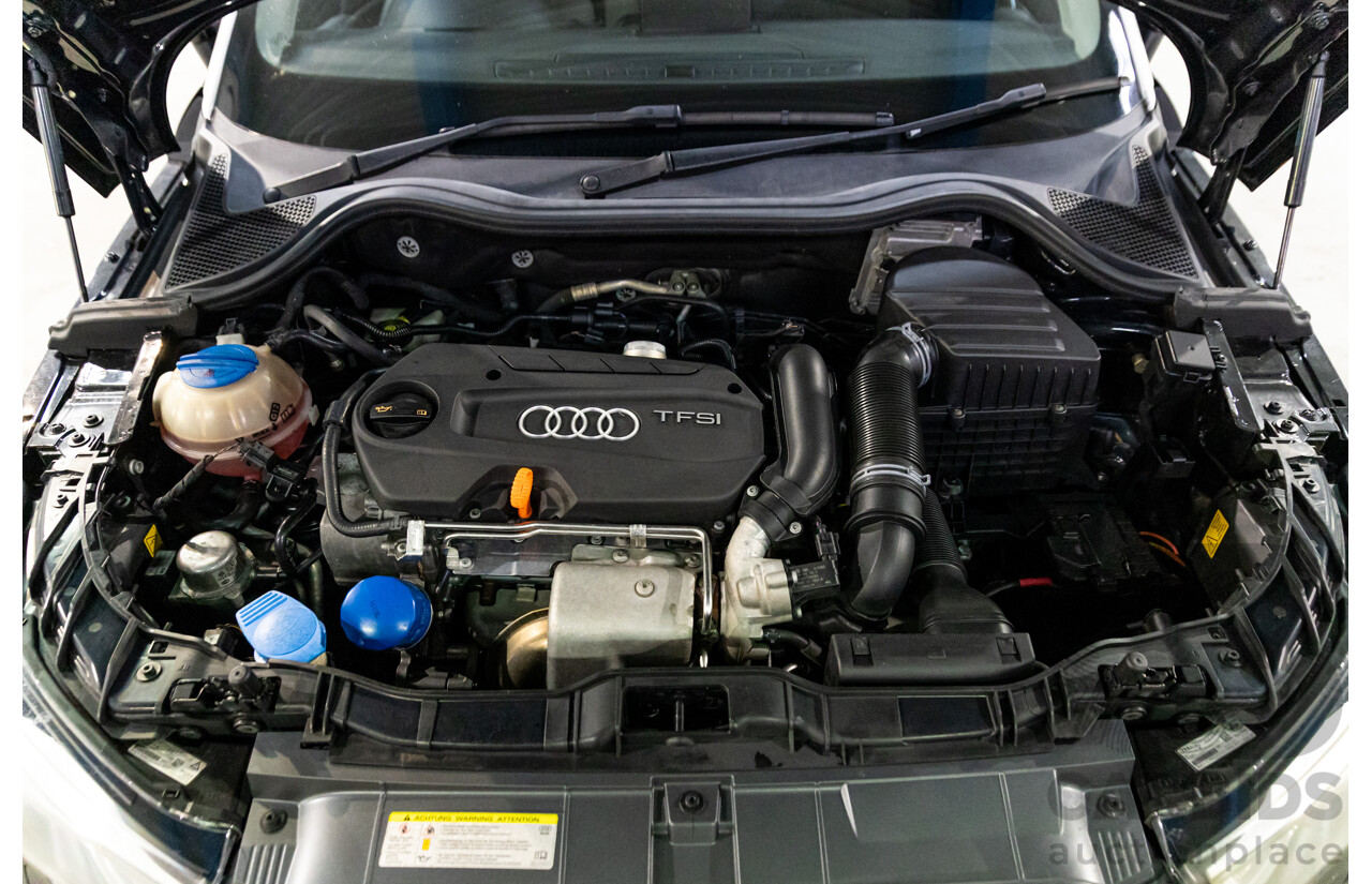 6/2011 Audi A1 1.4 TFSI Attraction 8X 3d Hatchback Phantom Black Turbo 1.4L