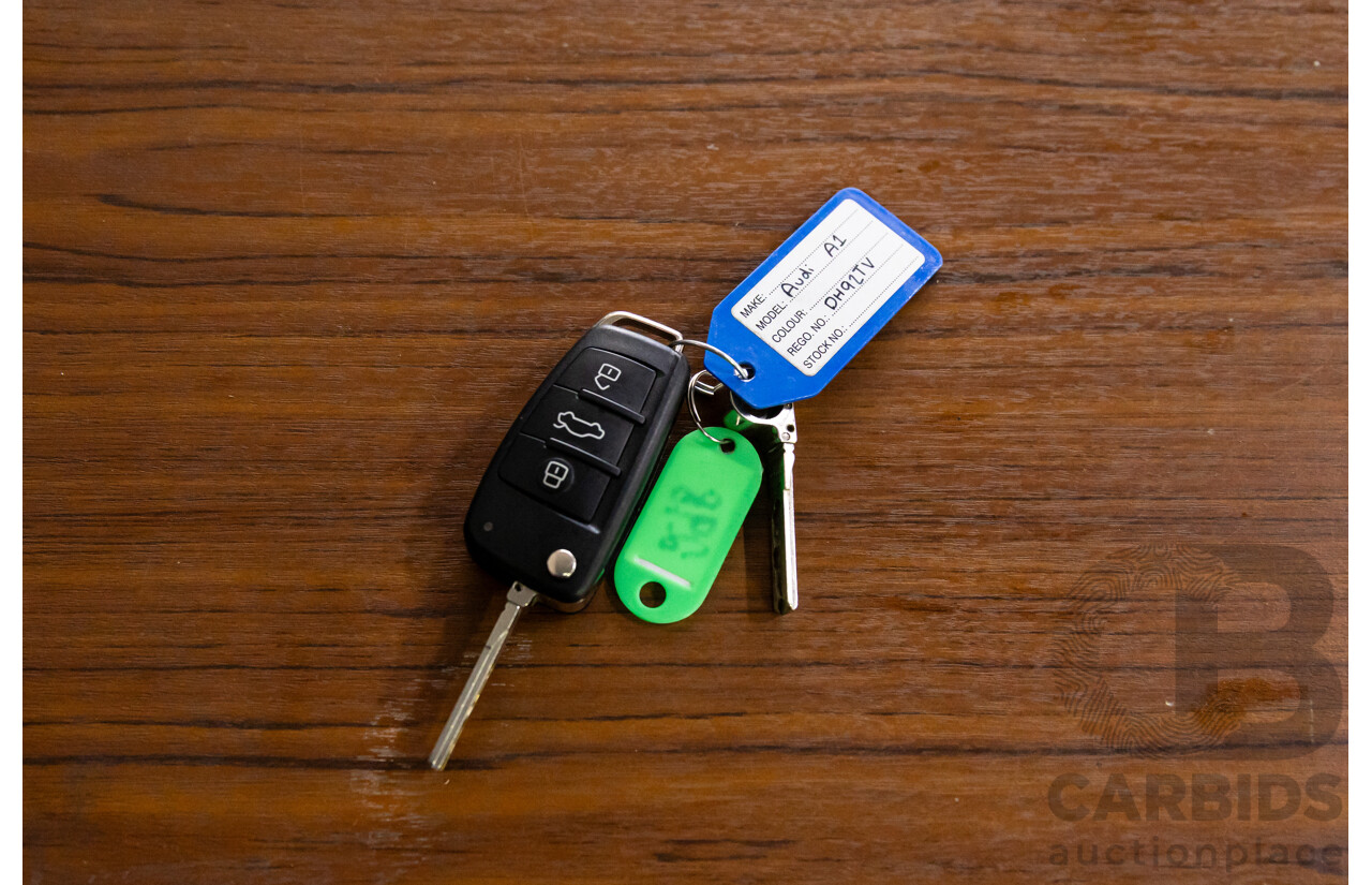 6/2011 Audi A1 1.4 TFSI Attraction 8X 3d Hatchback Phantom Black Turbo 1.4L