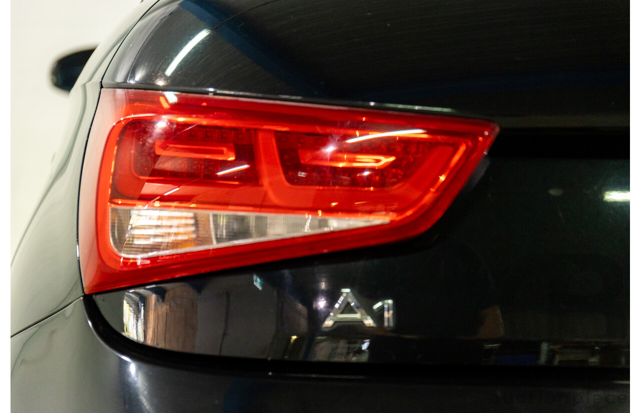 6/2011 Audi A1 1.4 TFSI Attraction 8X 3d Hatchback Phantom Black Turbo 1.4L