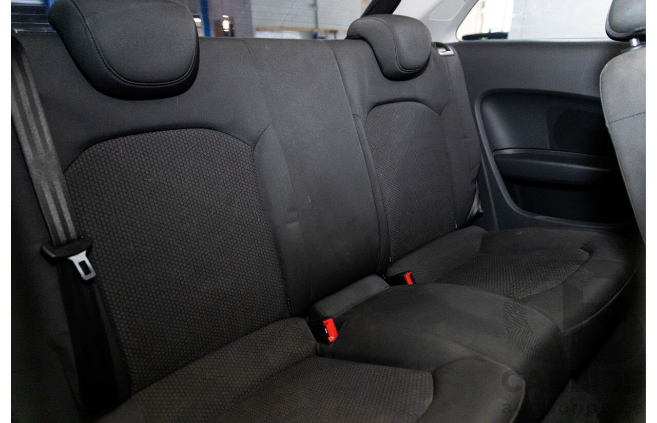 6/2011 Audi A1 1.4 TFSI Attraction 8X 3d Hatchback Phantom Black Turbo 1.4L