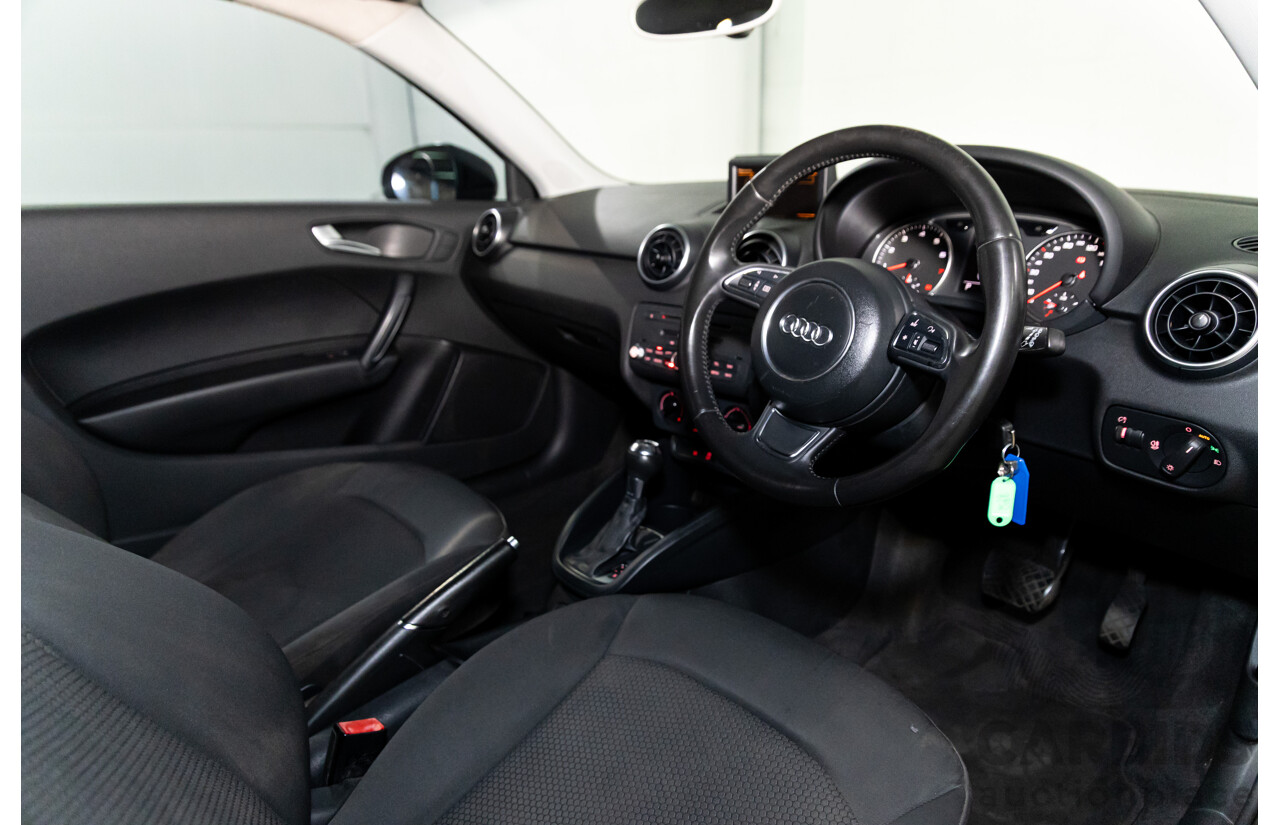 6/2011 Audi A1 1.4 TFSI Attraction 8X 3d Hatchback Phantom Black Turbo 1.4L