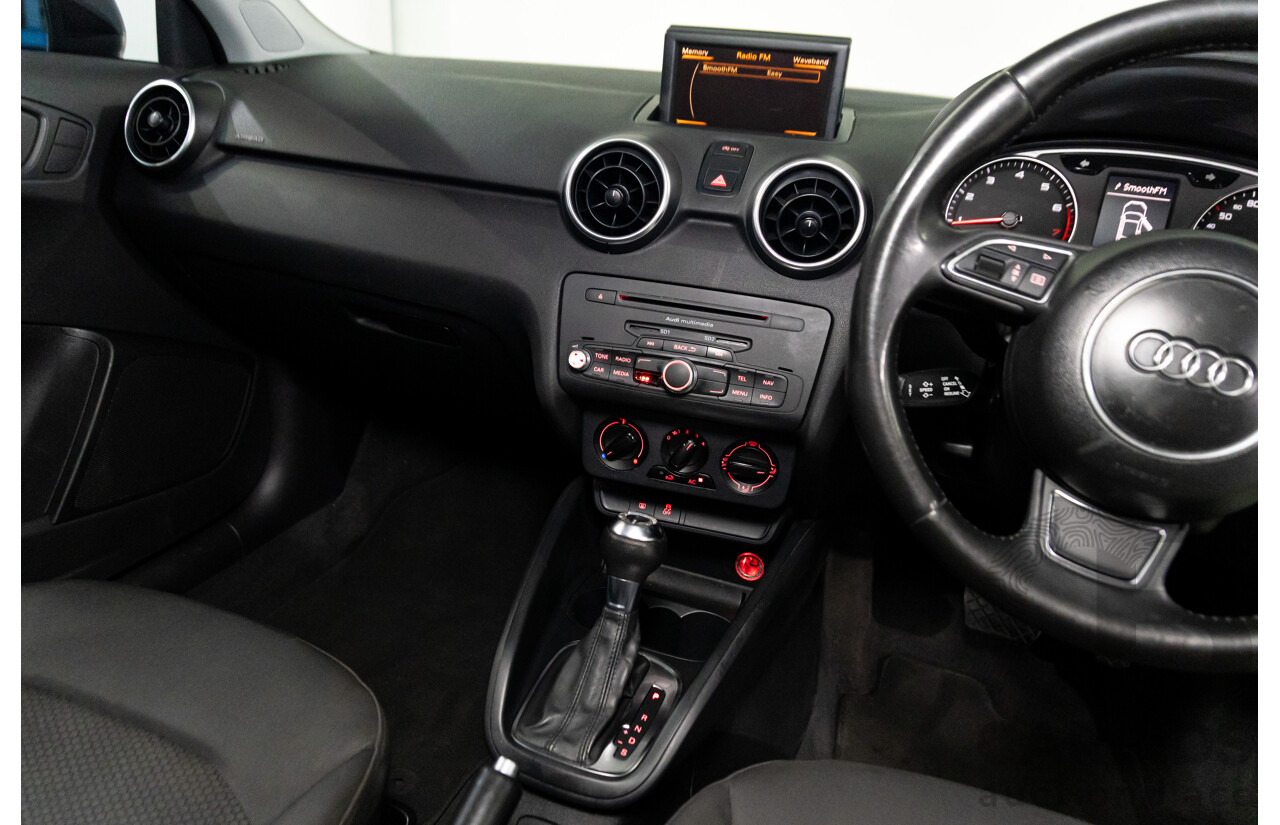 6/2011 Audi A1 1.4 TFSI Attraction 8X 3d Hatchback Phantom Black Turbo 1.4L