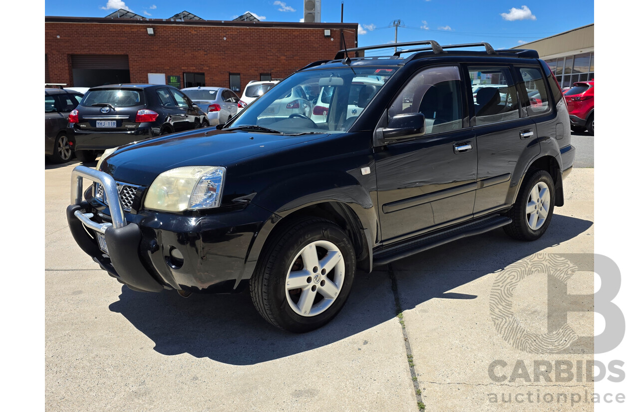 11/2004 Nissan X-Trail Ti-L (sunroof) (4x4) T30 4d Wagon Black 2.5L