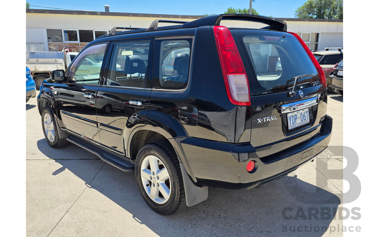 11/2004 Nissan X-Trail Ti-L (sunroof) (4x4) T30 4d Wagon Black 2.5L