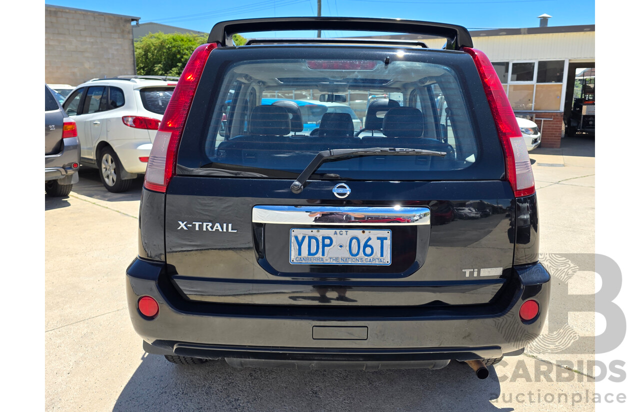 11/2004 Nissan X-Trail Ti-L (sunroof) (4x4) T30 4d Wagon Black 2.5L