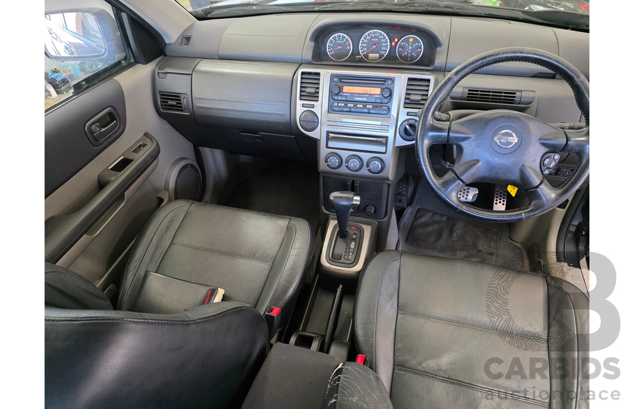 11/2004 Nissan X-Trail Ti-L (sunroof) (4x4) T30 4d Wagon Black 2.5L