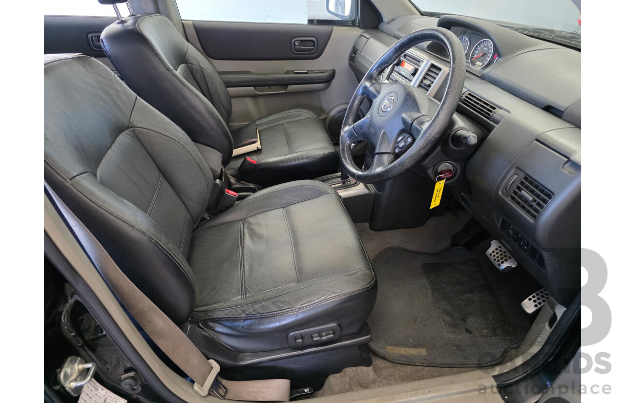 11/2004 Nissan X-Trail Ti-L (sunroof) (4x4) T30 4d Wagon Black 2.5L