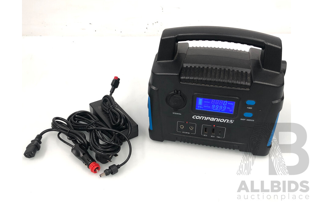 Companion Rover 40Ah Lithium Power Station with Kings Canvas Carry Bag