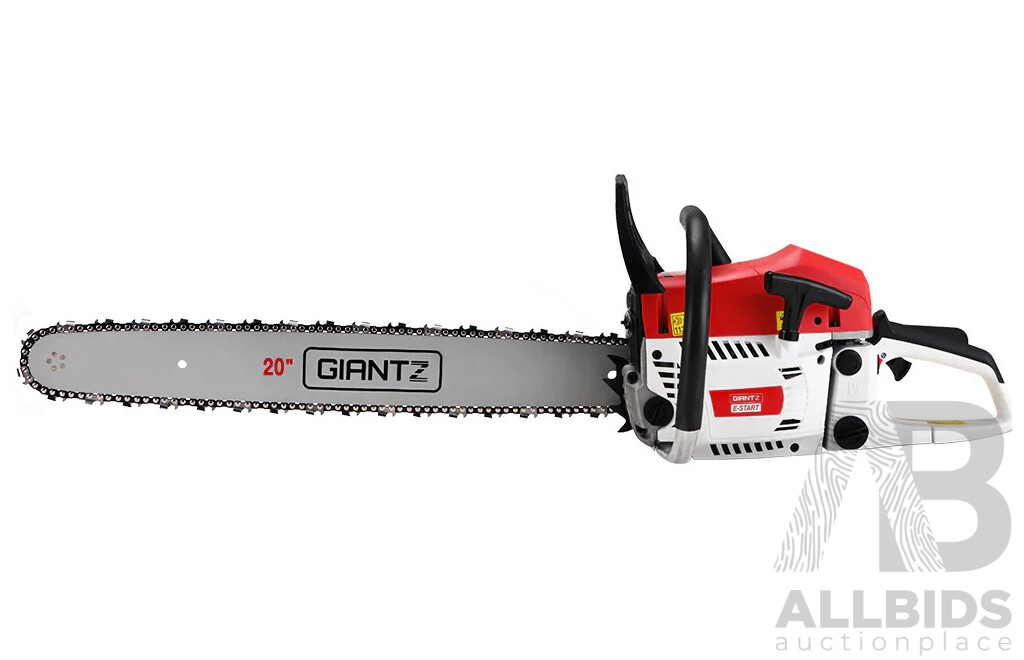 Giantz 62cc Two Stroke Petrol Chainsaw - New