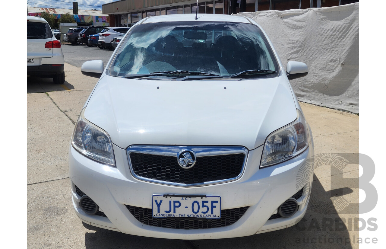 9/2011 Holden Barina TK MY11 5d Hatchback White 1.6L