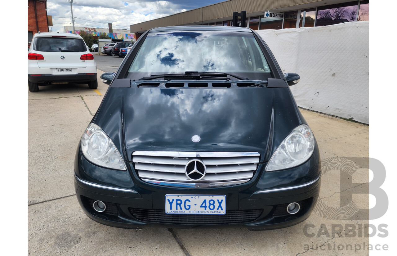 4/2005 Mercedes-Benz A170 Elegance W169 5d Hatchback Green 1.7L
