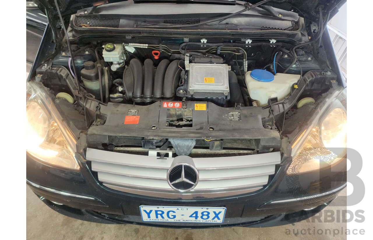 4/2005 Mercedes-Benz A170 Elegance W169 5d Hatchback Green 1.7L