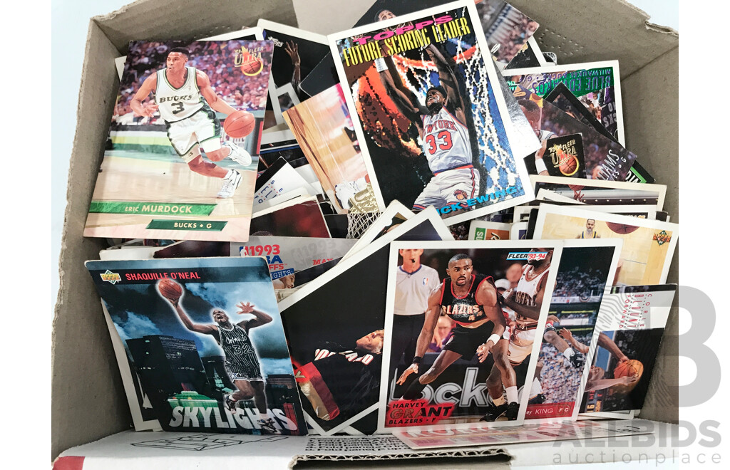 Collection of NBA Cards From the 90s