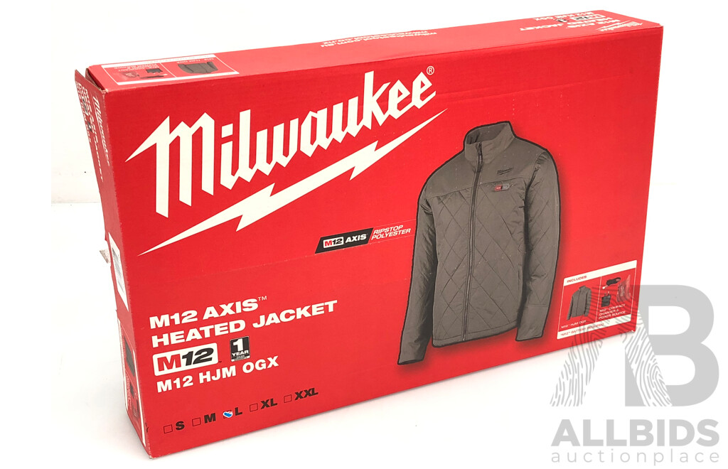 Milwaukee M12 Axis Heated Jacket - Size L - New