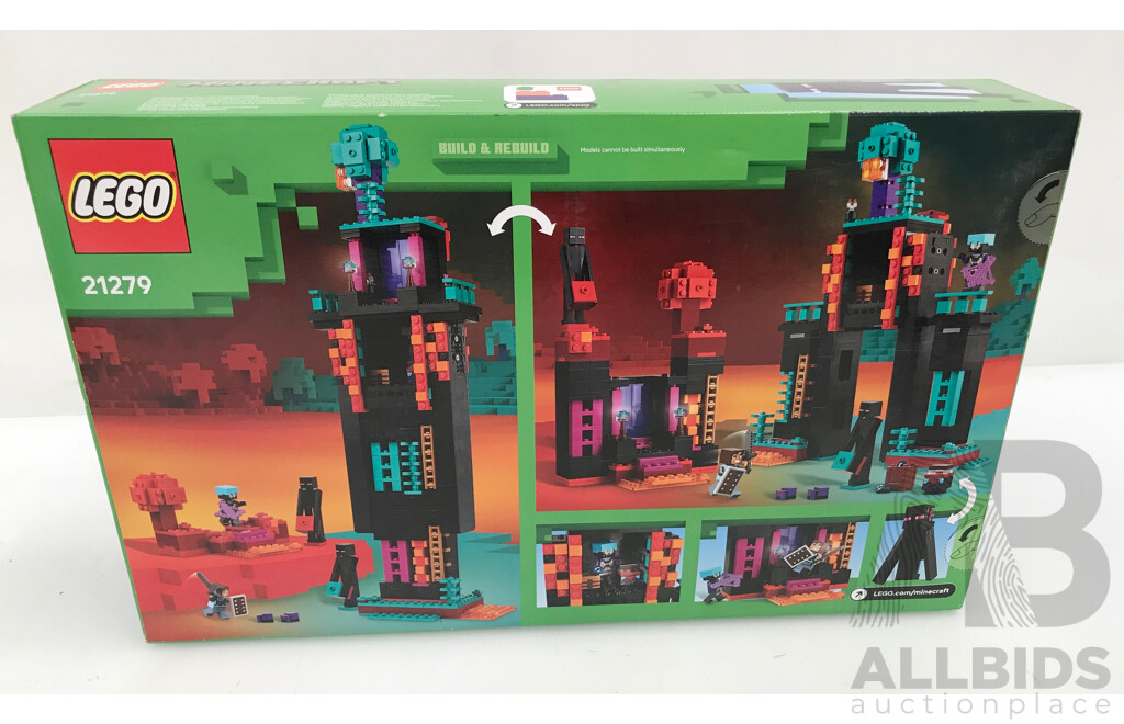 LEGO Minecraft - the Enderman Tower