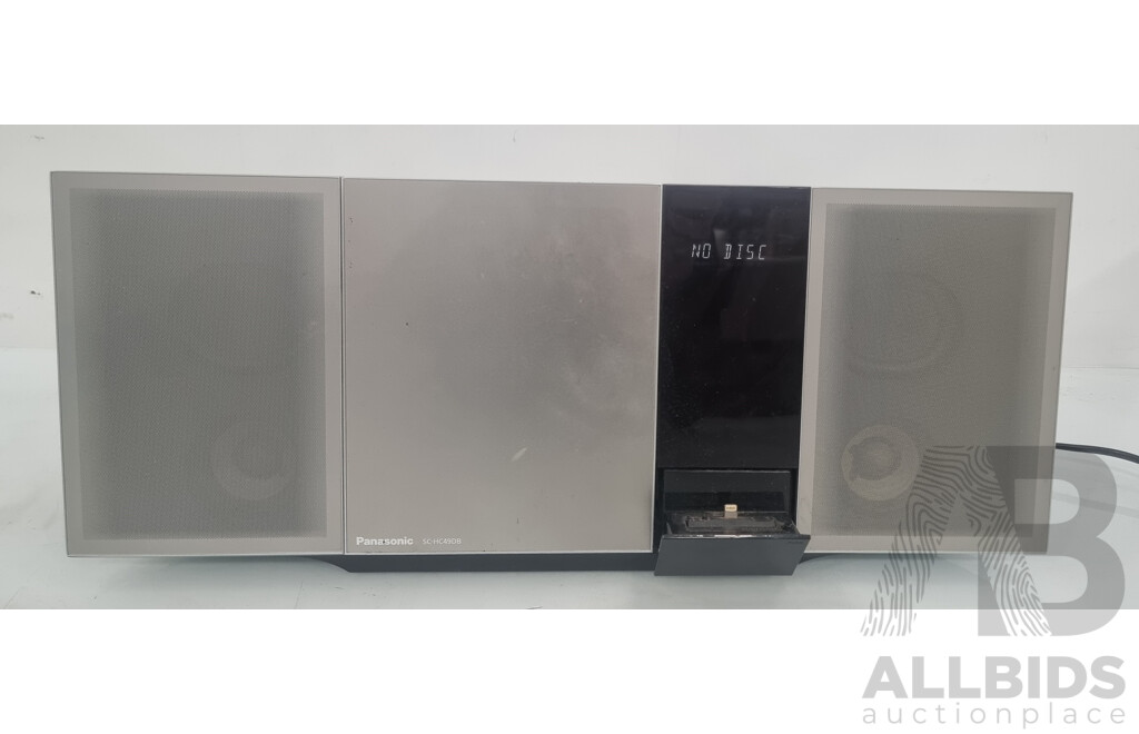 Panasonic Nfc Bluetooth Wireless Cd Micro System with Ipod/Iphone Dock - RRP: $299