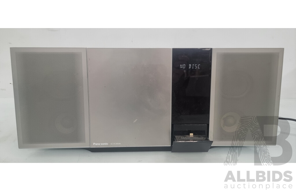 Panasonic Nfc Bluetooth Wireless Cd Micro System with Ipod/Iphone Dock - RRP: $299