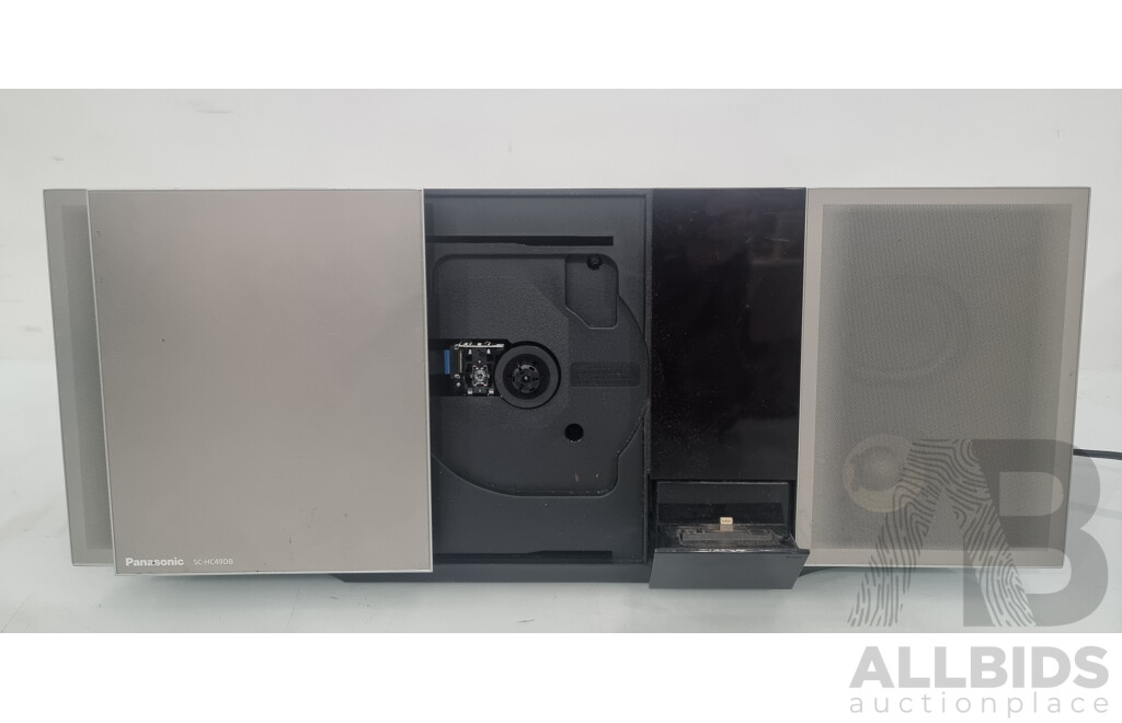 Panasonic Nfc Bluetooth Wireless Cd Micro System with Ipod/Iphone Dock - RRP: $299