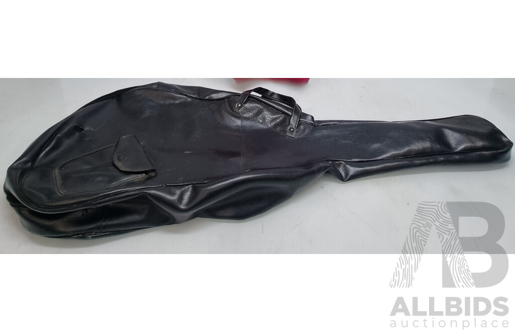 Onyx Custom Craft Six String Right Handed Electric Guitar with Black Soft Leather Look Carrybag