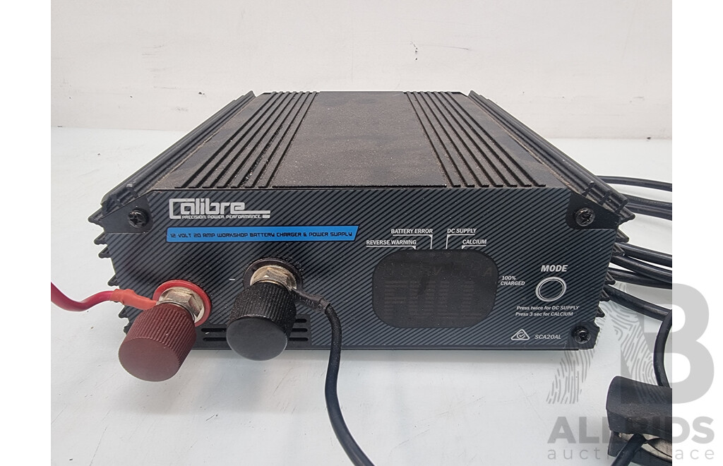 Calibre Precision Power Performance 12V Battery Charger & Power Supply