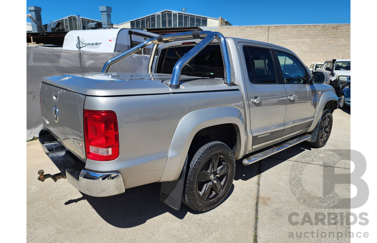 10/2012 Volkswagen Amarok Tdi420 Ultimate (4x4) 2H MY12.5 Dual Cab Utility Beige 2.0L
