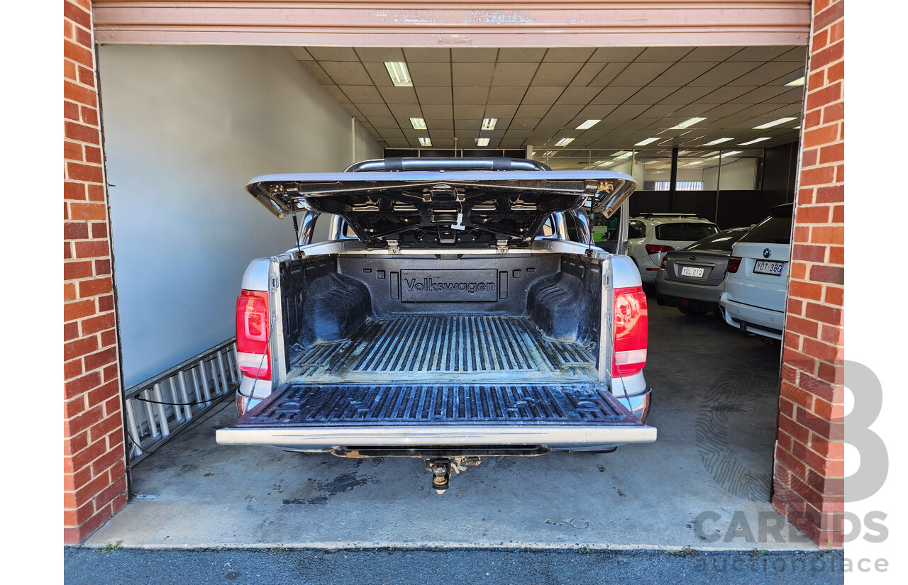10/2012 Volkswagen Amarok Tdi420 Ultimate (4x4) 2H MY12.5 Dual Cab Utility Beige 2.0L