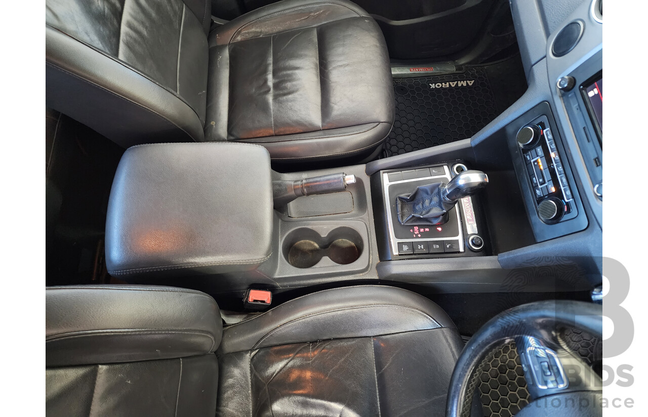 10/2012 Volkswagen Amarok Tdi420 Ultimate (4x4) 2H MY12.5 Dual Cab Utility Beige 2.0L