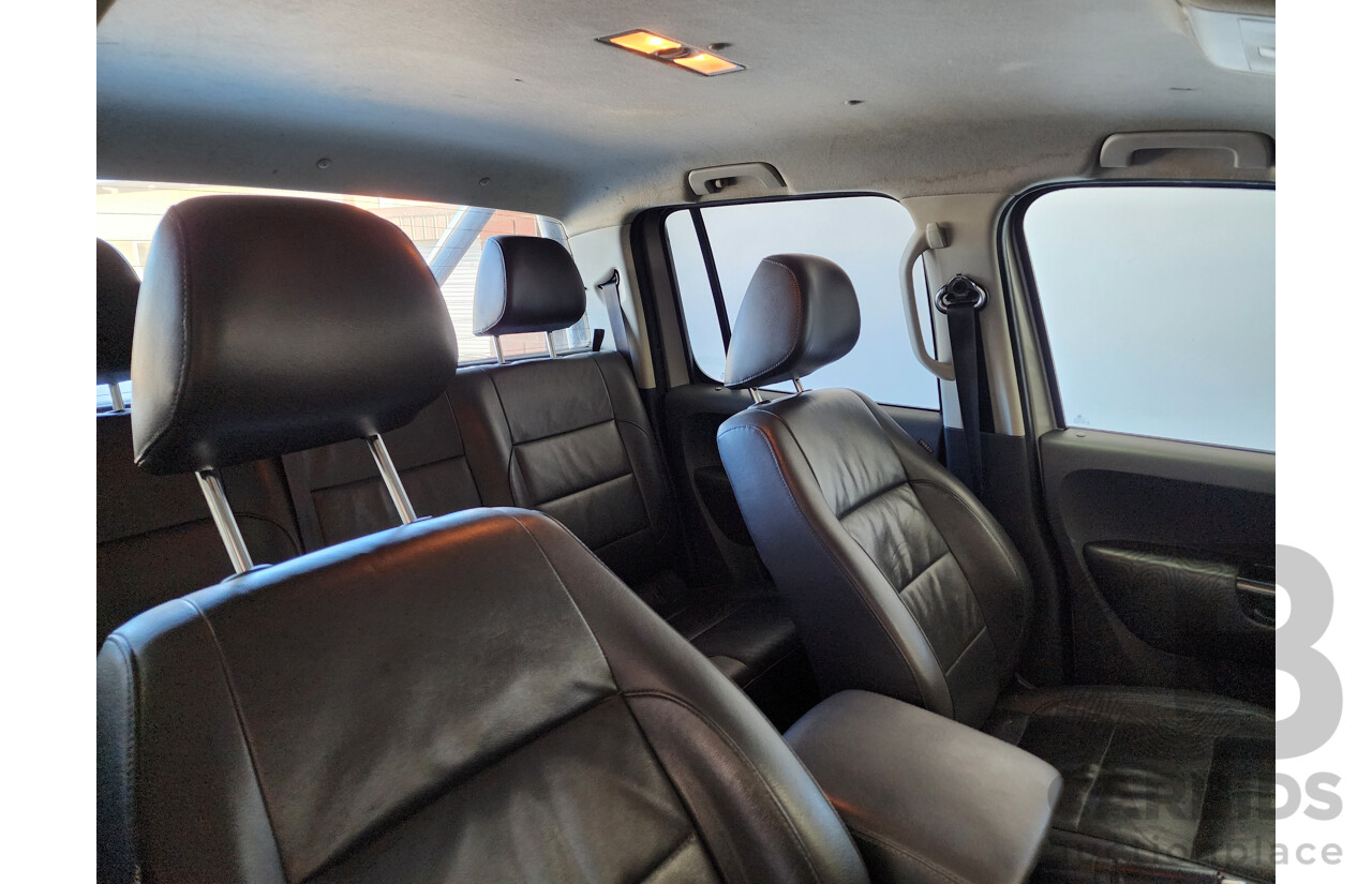 10/2012 Volkswagen Amarok Tdi420 Ultimate (4x4) 2H MY12.5 Dual Cab Utility Beige 2.0L