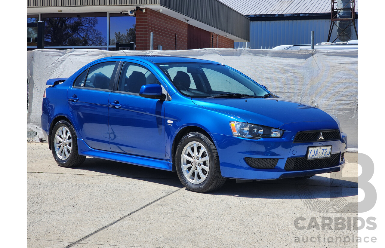 3/2012 Mitsubishi Lancer Platinum Edition CJ MY12 4d Sedan Blue 2.0L