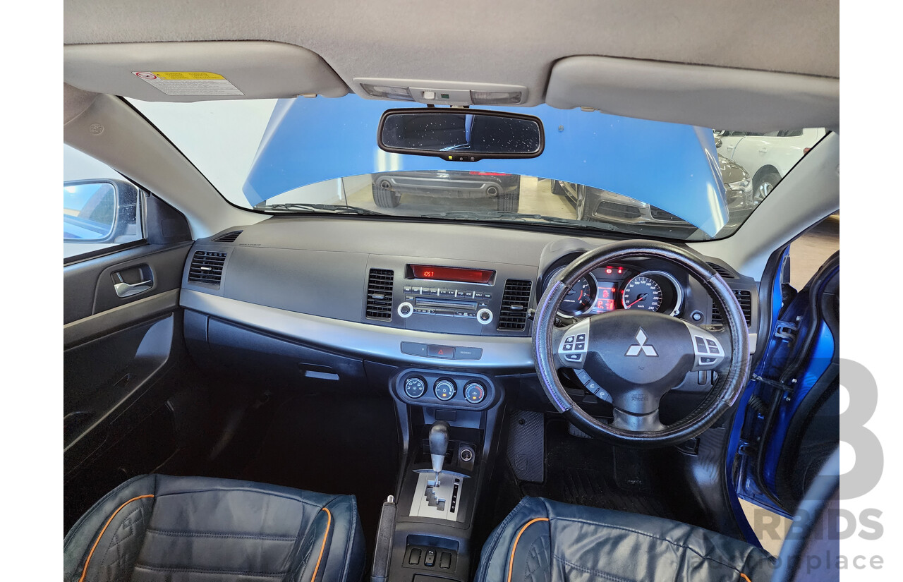 3/2012 Mitsubishi Lancer Platinum Edition CJ MY12 4d Sedan Blue 2.0L