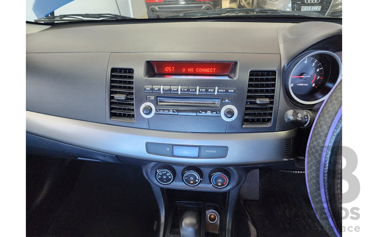 3/2012 Mitsubishi Lancer Platinum Edition CJ MY12 4d Sedan Blue 2.0L