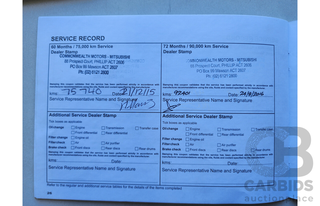 3/2012 Mitsubishi Lancer Platinum Edition CJ MY12 4d Sedan Blue 2.0L